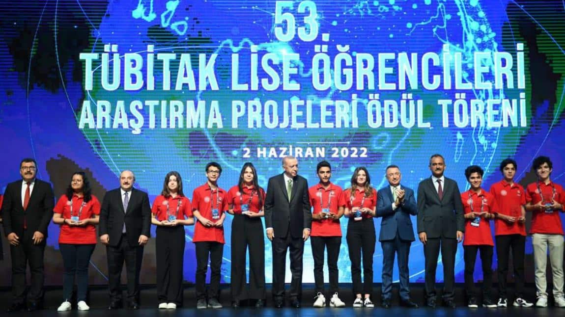 Tubitak 53. Lise Öğrencileri Araştırma Projeleri 2204-A Türkiye Finali Yarışması Türkiye Birincisi Olmanın Gururunu Yaşıyoruz!
