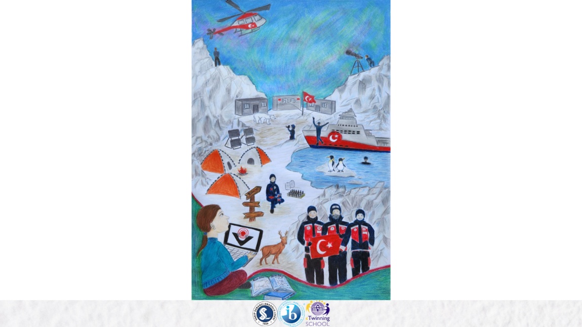 Kutuplarda Bilim Temalı Resim Yarışması’ında Öğrencimiz Beren ERKAN'ın Çalışması Finalistler Arasında Yer Almıştır